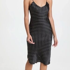 Nili Lotan Short Cami Dress Silk Charmeuse